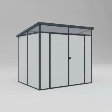 BODEGA ARMABLE JARDIN 3,63 M² 190X192X215CM QRUBBER - 5