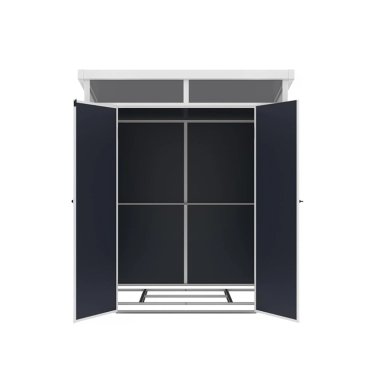 BODEGA ARMABLE JARDIN  4,55 M²  DOS PUERTAS QRUBBER - 7