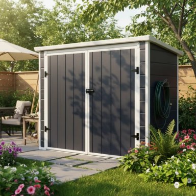 BODEGA JARDIN 1,79 M² 199X90X149CM DOS PUERTAS QRUBBER - 2