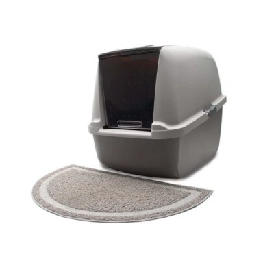 ALFOMBRA GATOS CATIT ARENEROS SEMICIRCULO 60 X 35 CM - 2