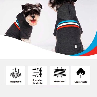 ROPA POLERÓN PERROS SPORT CAPUCHA WONDER DOG XSMALL - 2