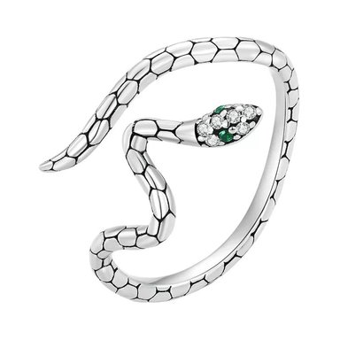 ANILLO VOUSEZ SERPIENTE AJUSTABLE PLATA 925 - 1