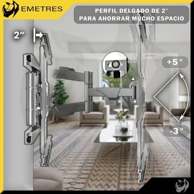 SOPORTE PANTALLA BASE TV 40 45 50 55 60 65 70 75 PULGADAS TV BASE TELEVISION - 4