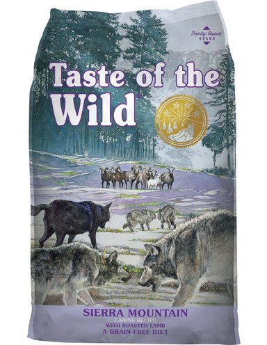 ALIMENTO SECO PERROS TASTE OF THE WILD SABOR CORDERO 12.2 KG “SIERRA MOUNTAIN” - 1