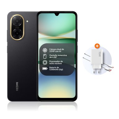 CELULAR REDMI A5 BLACK 4GB RAM + 128GB ROM - 1