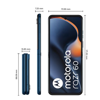 MOTOROLA RAZR 60 12+512GB AZUL - 7