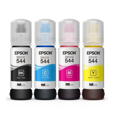 PACK 4 BOTELLAS TINTA EPSON T544 NEGRA/CYAN/MAGENTA/AMARILLA - 2