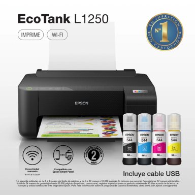 KIT IMPRESORA EPSON ECOTANK L1250 + PAPEL FOTO BRILLANTE - 5