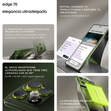 MOTOROLA EDGE 70 12+512GB BRONZE GREEN - 5