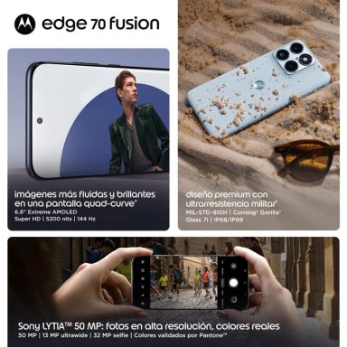 MOTOROLA EDGE 70 FUSION 8+256GB FIFA AZUL - 4
