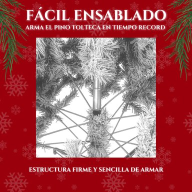 ARBOL NAVIDAD 210 BLANCO - 3