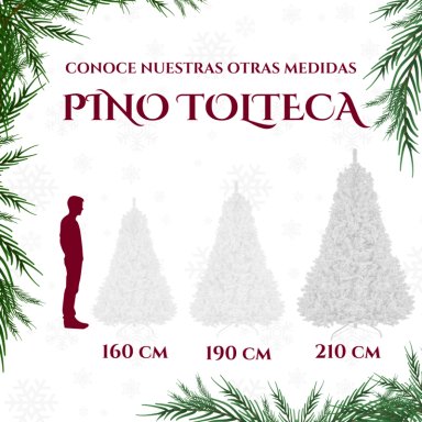 ARBOL NAVIDAD 210 BLANCO - 5