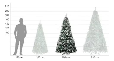 ARBOL NAVIDAD 210 BLANCO - 6
