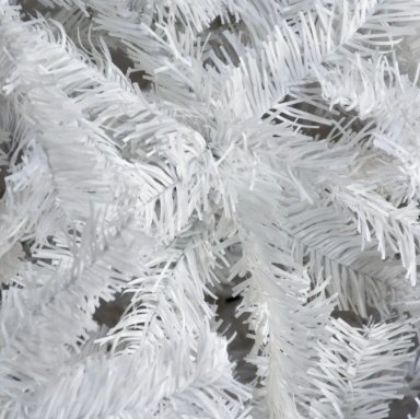 ARBOL PINO DE NAVIDAD BLANCO 190CM FRONDOSO JARDIMEX - 4