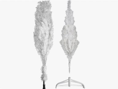ARBOL PINO DE NAVIDAD BLANCO 190CM FRONDOSO JARDIMEX - 6