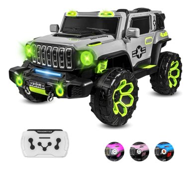 AUTO A BATERIA LITTLE MONKEY 12V CONTROL REMOTO MUSICA POR BLUETOOTH - 1