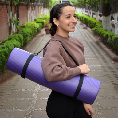MAT YOGA CENTURFIT 10 MM ALFOMBRA PILATES EXTRA GRUESO - 4