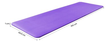 MAT YOGA CENTURFIT 10 MM ALFOMBRA PILATES EXTRA GRUESO - 7