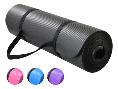 MAT YOGA CENTURFIT 10 MM ALFOMBRA PILATES EXTRA GRUESO - 1