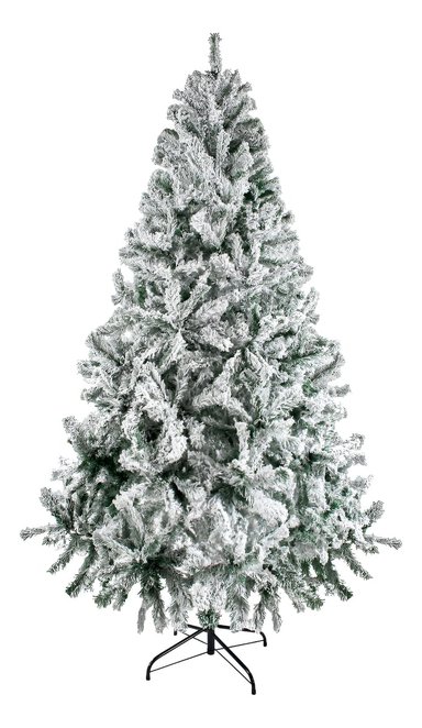ARBOL DE NAVIDAD NEVADO 210CM FRONDOSO JARDIMEX - 1