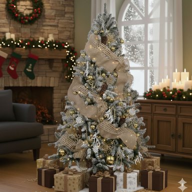 ARBOL DE NAVIDAD NEVADO 210CM FRONDOSO JARDIMEX - 2