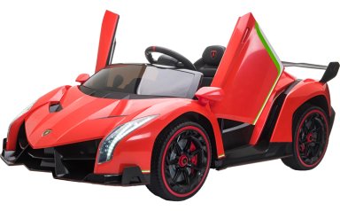 Auto Eléctrico Infantil Tipo Lamborghini 12V Control Remoto Luces Sonido MP3 Niños - 1
