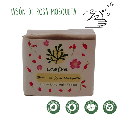 JABÓN CORPORAL ECÓLEO AROMA NEROLÍ 100 GR DE ROSA MOSQUETA - 1