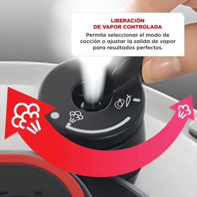 OLLA A PRESION CLIPSO ACERO INOXIDABLE 7,6 LTS. TEFAL - 4