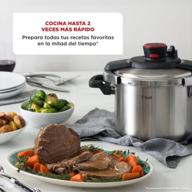 OLLA A PRESION CLIPSO ACERO INOXIDABLE 7,6 LTS. TEFAL - 6