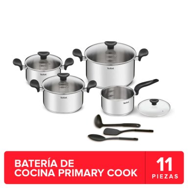 BATERIA DE COCINA ACERO INOXIDABLE PRIMARY 11 PIEZAS - 2
