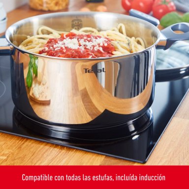 BATERIA DE COCINA ACERO INOXIDABLE DAILYCOOK 10 PIEZAS TEFAL - 5