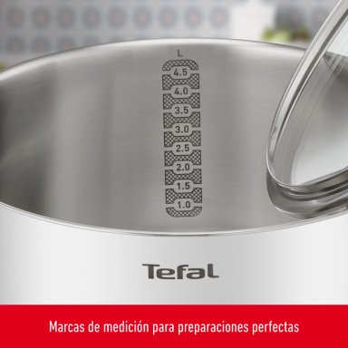 BATERIA DE COCINA ACERO INOXIDABLE DAILYCOOK 10 PIEZAS TEFAL - 6