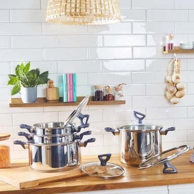 BATERIA DE COCINA ACERO INOXIDABLE DAILYCOOK 10 PIEZAS TEFAL - 9