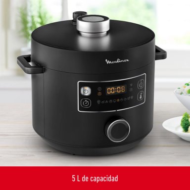 OLLA A PRESION ELE CTRICA TURBO CUISINE 5L MOULINEX - 4