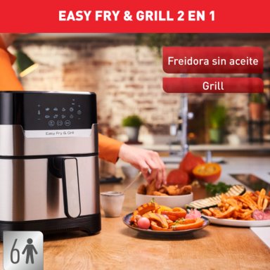 FREIDORA DE AIRE MOULINEX EASY FRY & GRILL DIGITAL 4,2L - 3