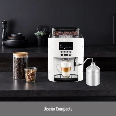 CAFETERA ESPRESSO FULL AUTO DISPLAY BLANCA KRUPS - 3