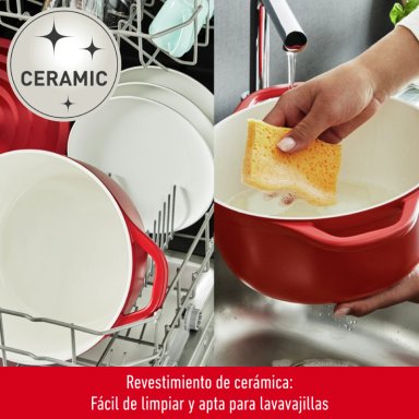 OLLA COCOTTE 20CM ROJA TEFAL - 4