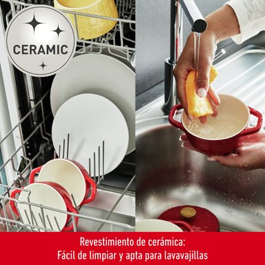 SET 2 MINI-COCOTTE 11CM ROJA - 3