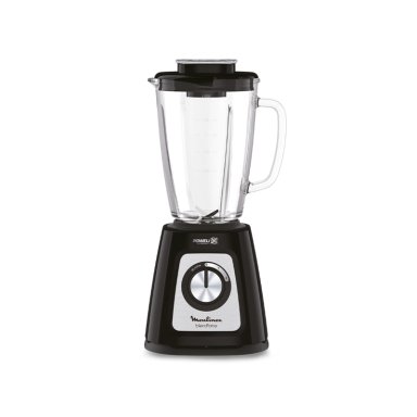 LICUADORA MOULINEX BLENDFORCE NEGRA 2V + PULSE 800W - 1