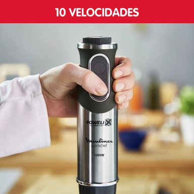 BATIDORA MOULINEX 1000 W INMERSIÓN 3 EN 1 QUICKCHEF - 5