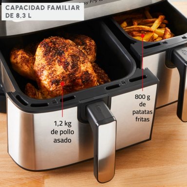 FREIDORA DE AIRE EASY FRY & GRILL DIGITAL DUAL 8,3L - 3