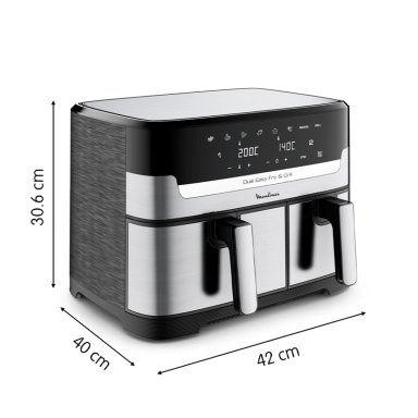 FREIDORA DE AIRE EASY FRY & GRILL DIGITAL DUAL 8,3L - 8