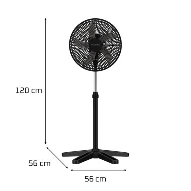 VENTILADOR PEDESTAL TURBO ESSENTIAL 15'' 40W ROWENTA - 8