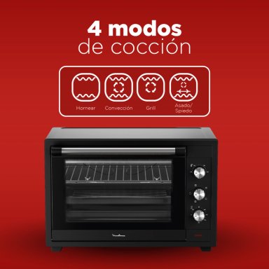 HORNO ELECTRICO 60L CON FUNCION FREIDORA DE AIRE MOULINEX - 5