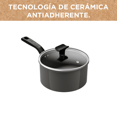 BATERIA DE COCINA CERAMICA CHANGE 5 PCS TEFAL - 4