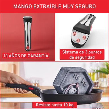 SET 3 OLLAS ANTIADHERENTE 16/18/20 CM + MANGO INGENIO TEFAL - 4