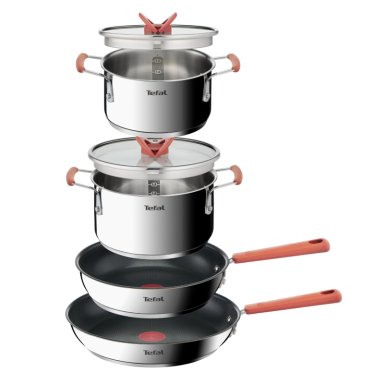 BATERIA DE COCINA 6 PIEZAS OPTISPACE TEFAL - 1