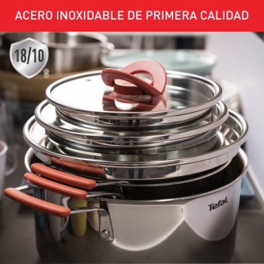 BATERIA DE COCINA 6 PIEZAS OPTISPACE TEFAL - 4