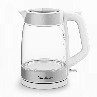 HERVIDOR DE VIDRIO SNOW WHITE 1.7L MOULINEX - 1