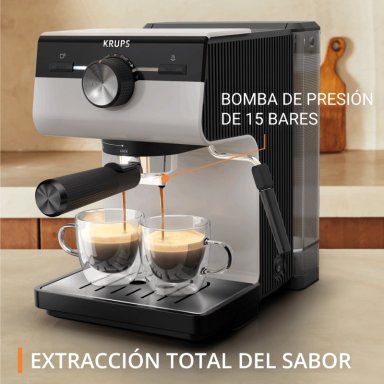 CAFETERA ESPRESSO AUTHENTIC GRIS KRUPS - 3
